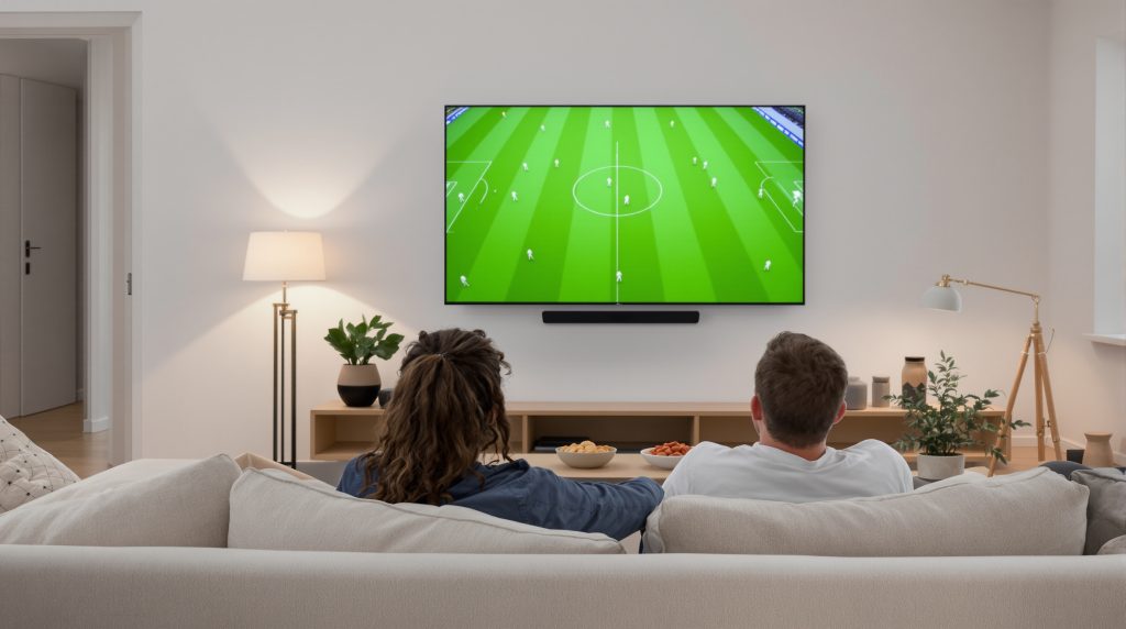 Beste IPTV testet i beste sendetid: fotball live på smart TV
