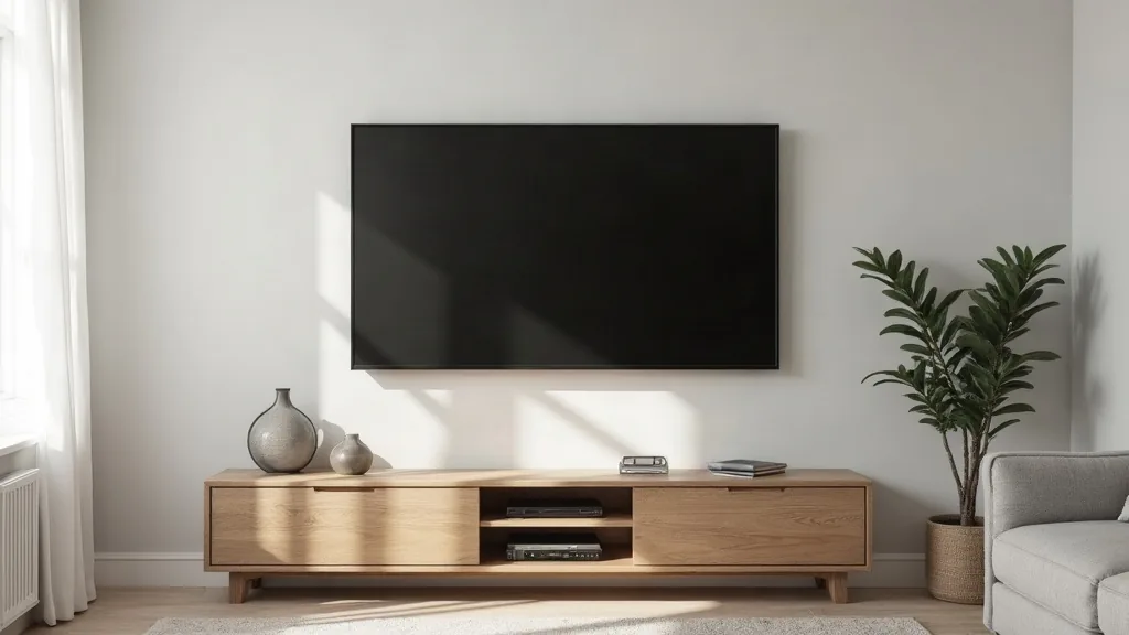 TV i vardagsrummet där IPTV buffrar på kvällen