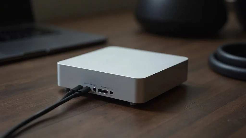 Kodi IPTV running on a small media PC