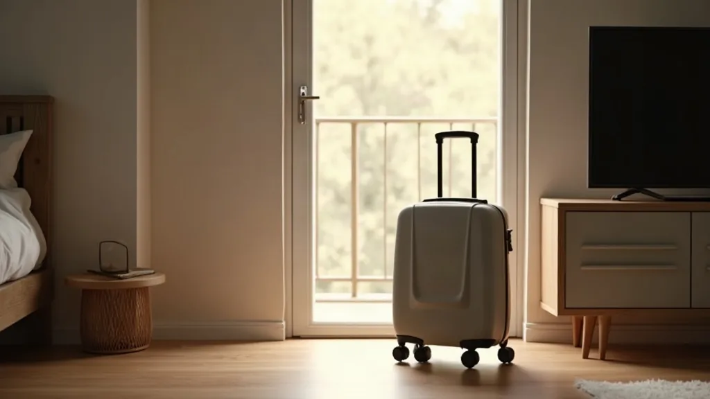 How to Watch Nordic TV Abroad in 2026: Full Guide 1 Packed suitcase before you watch Nordic TV abroad
