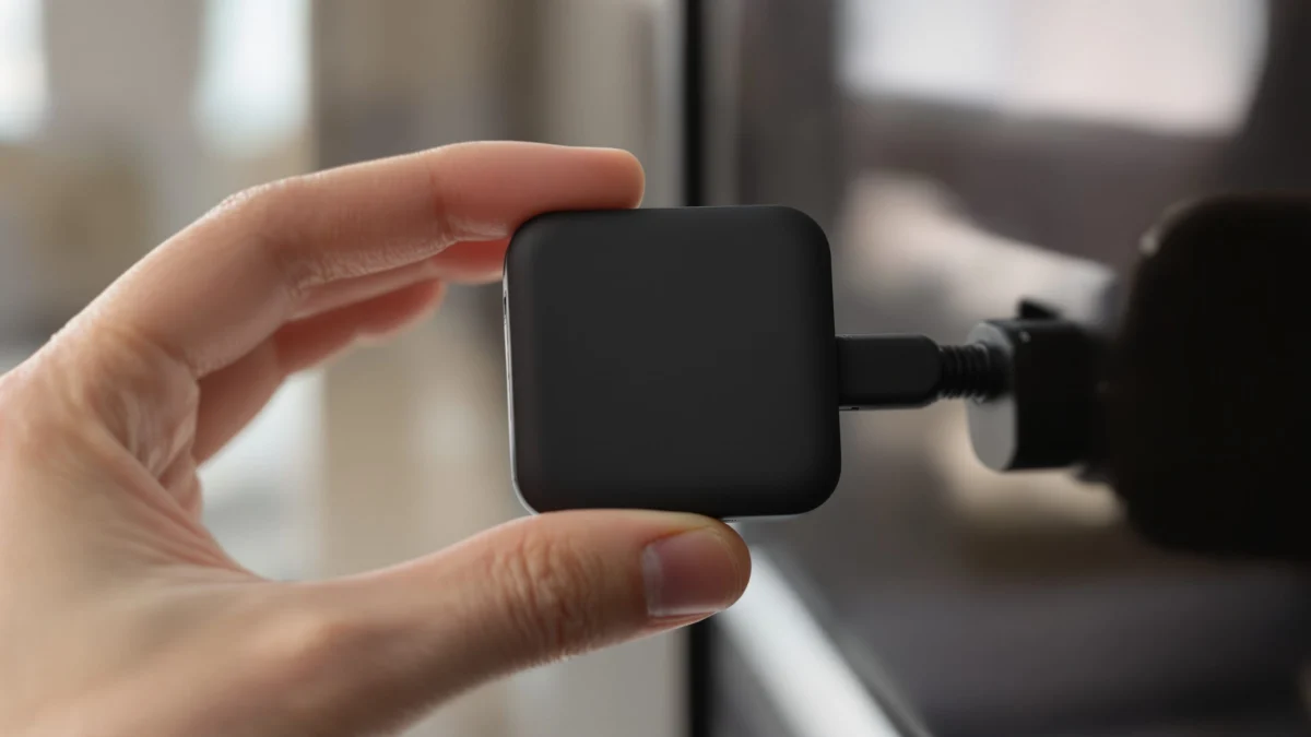 VPN for IPTV: Do You Need One? (2026 Setup & Buffering Guide) 1 VPN for IPTV on a streaming device plugged into the TV